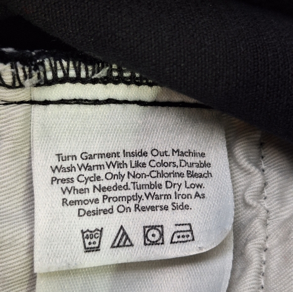 Eddie Bauer Men 34x32 Black 5-pocket 100% Cotton Corduroy Pants - Picture 6 of 10